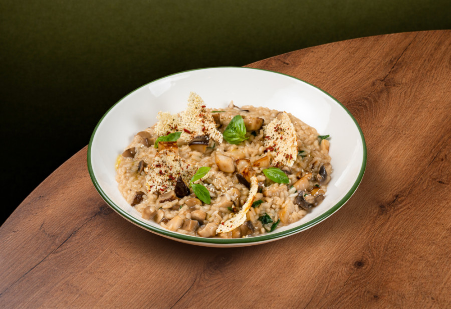 Ризотто с белыми грибами